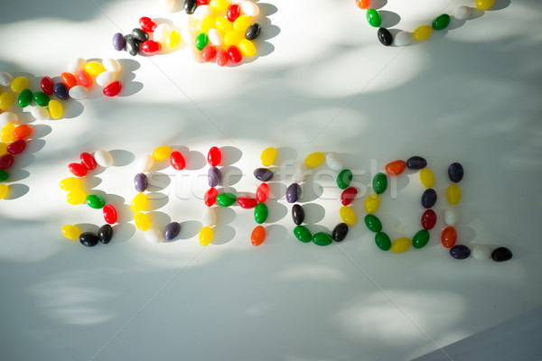 School colorful candy Stock photo © zurijeta