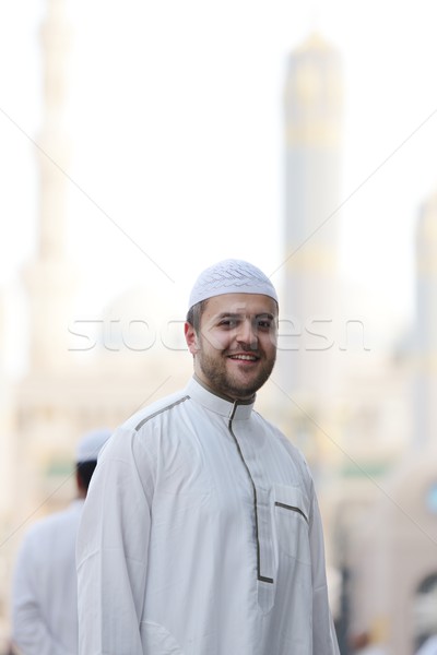 Muslim Arabic man Stock photo © zurijeta