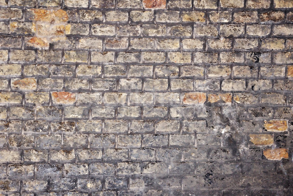 An old and characteristic wall, colorful brickwall Stock photo © zurijeta