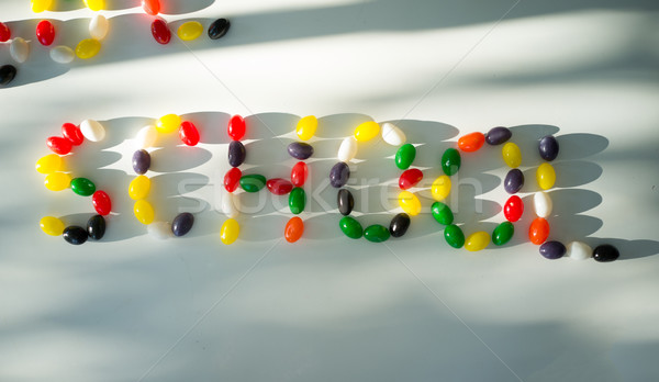 School colorful candy Stock photo © zurijeta