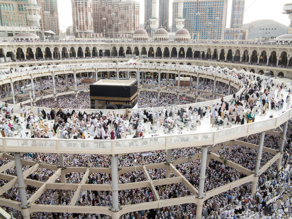 Nieuwe Mekka restauratie heilig moskee Stockfoto © zurijeta