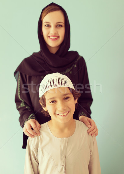 Mom and son Stock photo © zurijeta