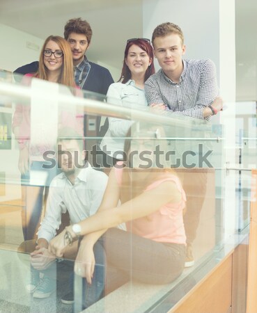 Group of mates having fun Stock photo © zurijeta