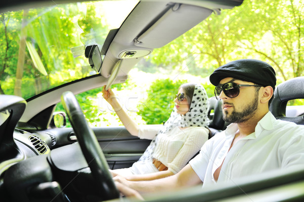 Copain petite amie voiture fille homme [[stock_photo]] © zurijeta