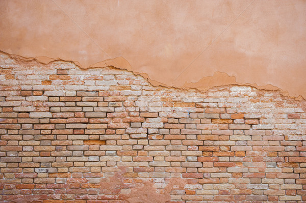 Muur oude stad Venetië Italië textuur Stockfoto © zurijeta
