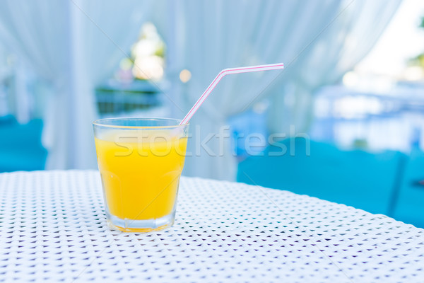 Trinken Sommer Erfrischung Wasser Pool Stock foto © zurijeta