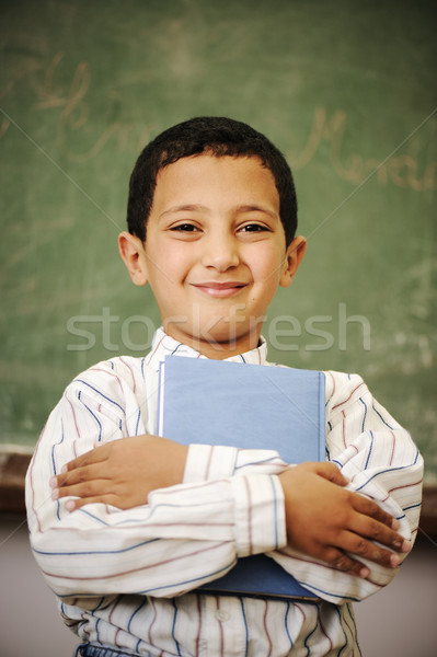 Bambini scuola classe mani sorriso bambino Foto d'archivio © zurijeta