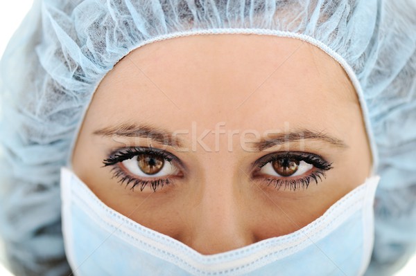 Сток-фото: срочный · Медик · глаза · женщины · врач