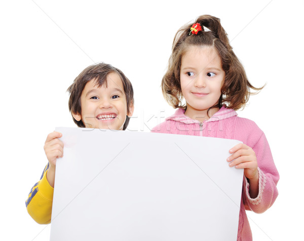 Crianças infância amor criança menino branco Foto stock © zurijeta