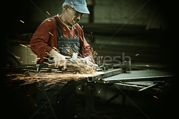 Travailleur fer professionnels outil industrielle [[stock_photo]] © zurijeta