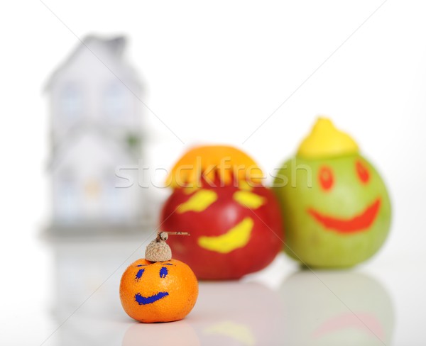 Family and home concept with fruit Stock photo © zurijeta