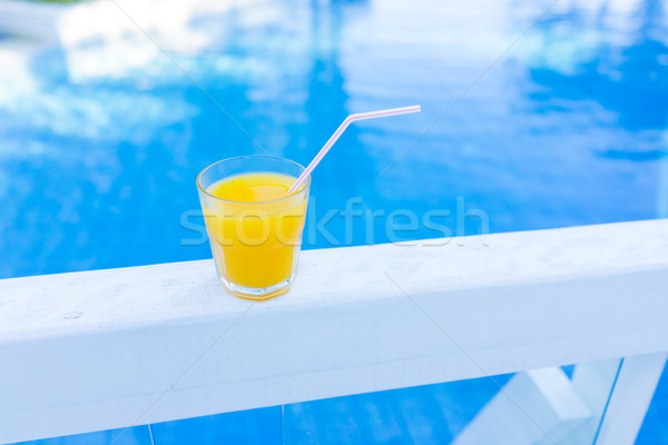 Trinken Sommer Erfrischung Meer Eis Stock foto © zurijeta