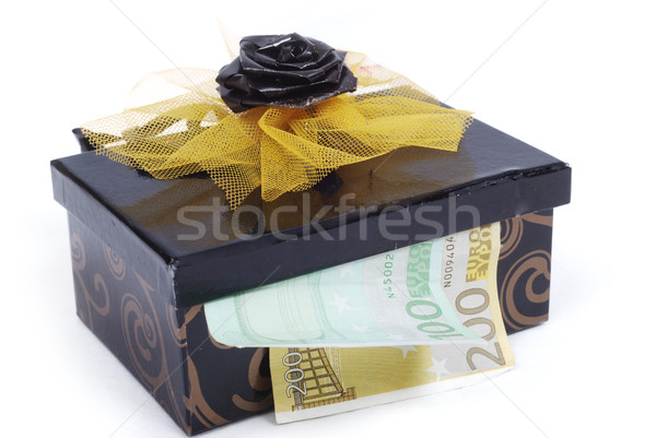 Money in chest Stock photo © zurijeta