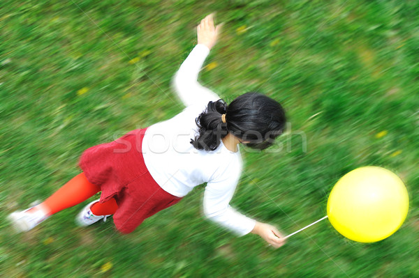 happy children in nature outdoor  Stock photo © zurijeta