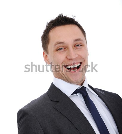 Businessman laughing Stock photo © zurijeta