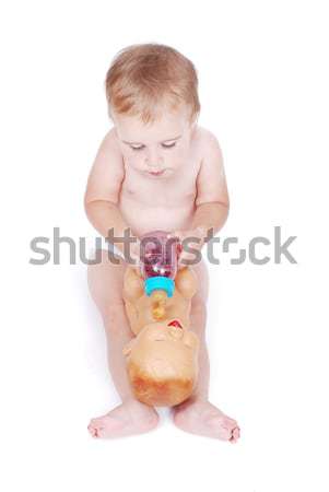 ребенка игрушку мало Cute изолированный Сток-фото © zurijeta