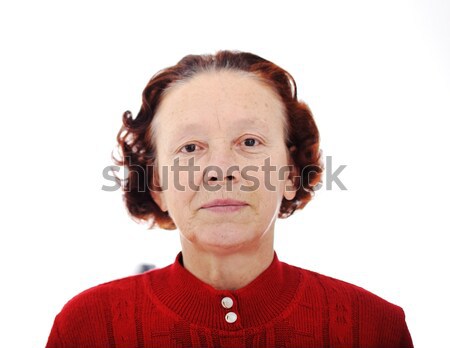 Middle aged woman portrait Stock photo © zurijeta