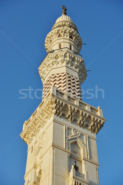 Prorok święty meczet Arabia Saudyjska budynku tłum Zdjęcia stock © zurijeta
