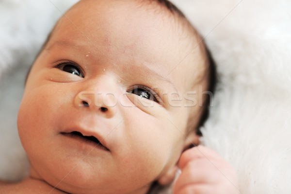 Stock photo: Newborn baby