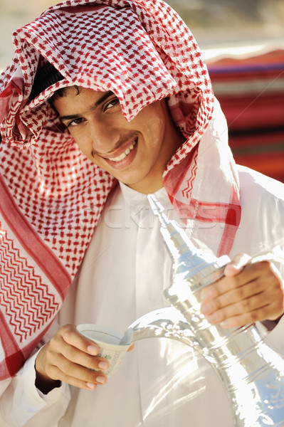Ready for arabic coffee Stock photo © zurijeta