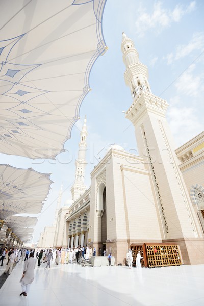 Islamic Holy Mosque at Madina Stock photo © zurijeta