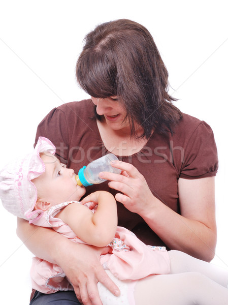 мамы ребенка белый матери мало Сток-фото © zurijeta
