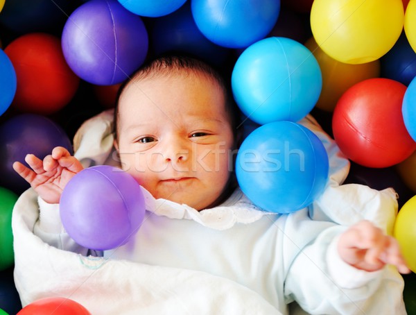 Recién nacido bebé edad Foto stock © zurijeta