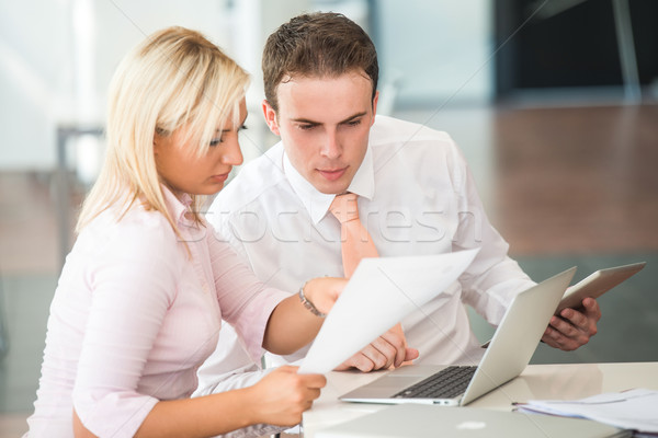 Two business people Stock photo © zurijeta