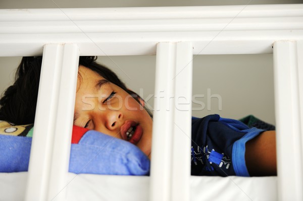 Cute little boy is sleeping Stock photo © zurijeta