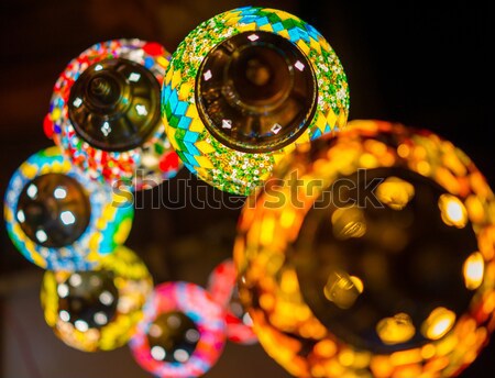 Beautiful colorful lanterns Stock photo © zurijeta