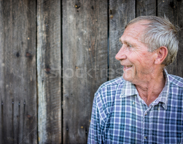 Portrait of senior man outdoors Stock photo © zurijeta