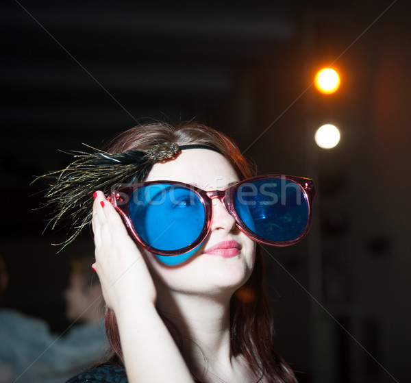 Handelen spelen prestaties theater muziek meisje Stockfoto © zurijeta