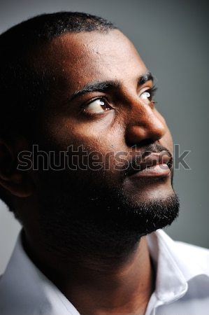 African man, nice photo Stock photo © zurijeta
