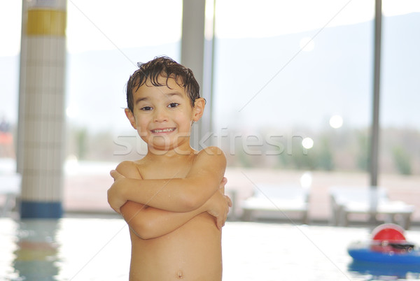 Stockfoto: Mooie · jeugd · zwembad · kinderen · sport