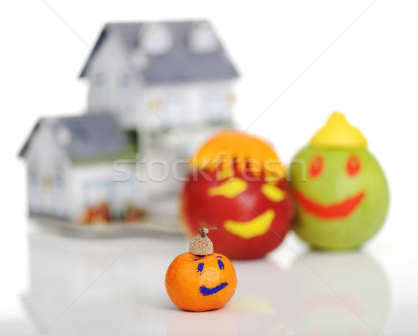 Family and home concept with fruit Stock photo © zurijeta