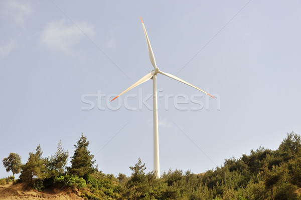 Foto stock: Ecológico · futuro · indústria · tecnologia · verde · vermelho