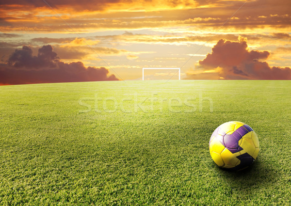 Footbal scene Stock photo © zurijeta