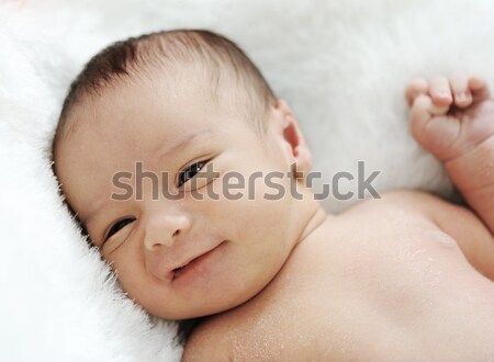 Stock photo: Newborn baby