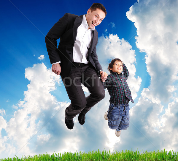 Father and son Stock photo © zurijeta
