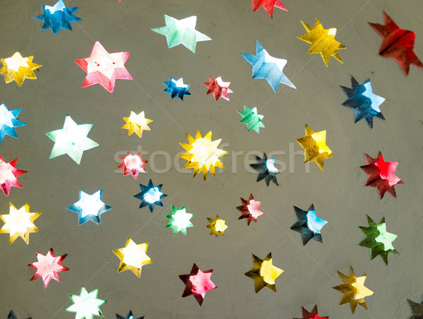 Stars decoration on ceiling Stock photo © zurijeta