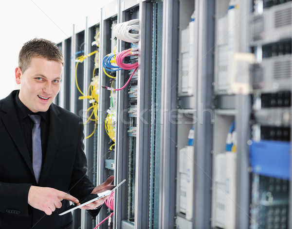 Businessman with ipad Stock photo © zurijeta