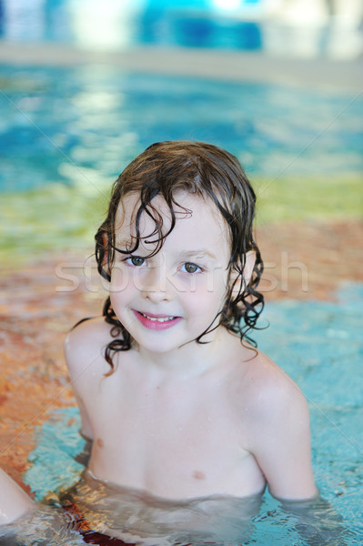 Stock photo: On beautiful pool, summer great time!