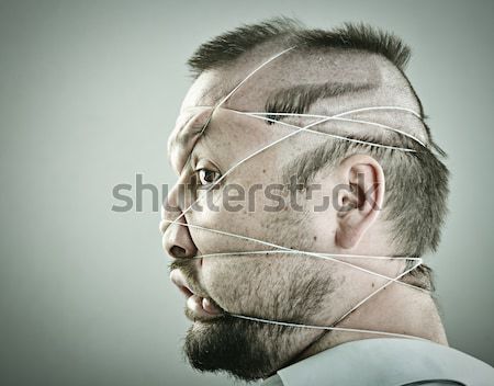 Portrait of a handsome man Stock photo © zurijeta