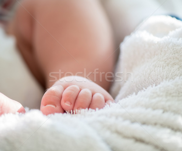 Newborn baby first days Stock photo © zurijeta