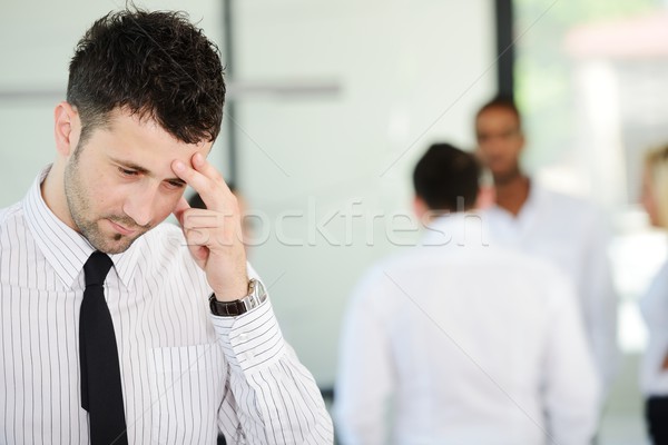 Business people with stress and worries in office Stock photo © zurijeta