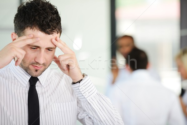 Business people with stress and worries in office Stock photo © zurijeta