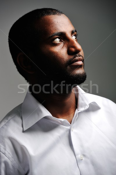 African man, nice photo Stock photo © zurijeta