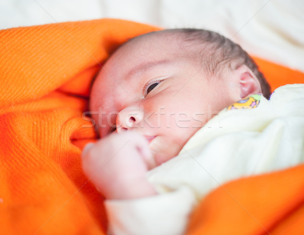 [[stock_photo]]: Bébé · première · visage · santé · hôpital