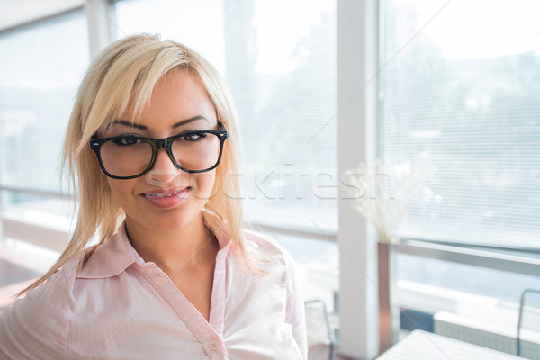 Handsome businesswoman Stock photo © zurijeta