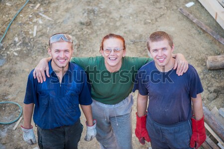 Young people sitting in class room Stock photo © zurijeta